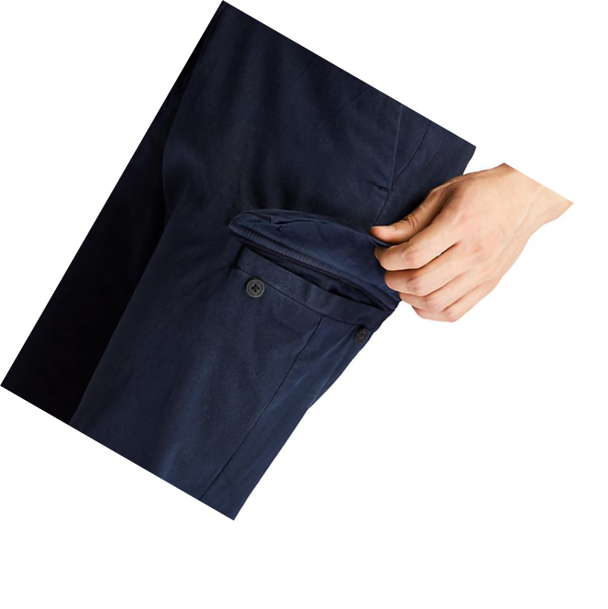 Pantalones Timberland Ultrastretch Cargo Hombre Azul Marino | ES-NUOTY31