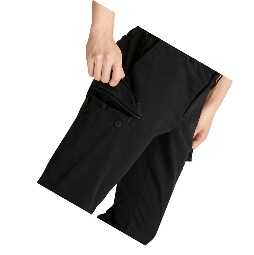 Pantalones Timberland Ultrastretch Cargo Hombre Negras | ES-SAJPO26