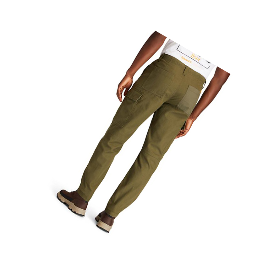 Pantalones Timberland Utility Cargo Hombre Verde Oscuro | ES-FLVEC65