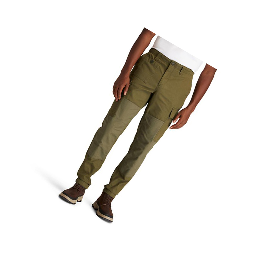 Pantalones Timberland Utility Cargo Hombre Verde Oscuro | ES-FLVEC65