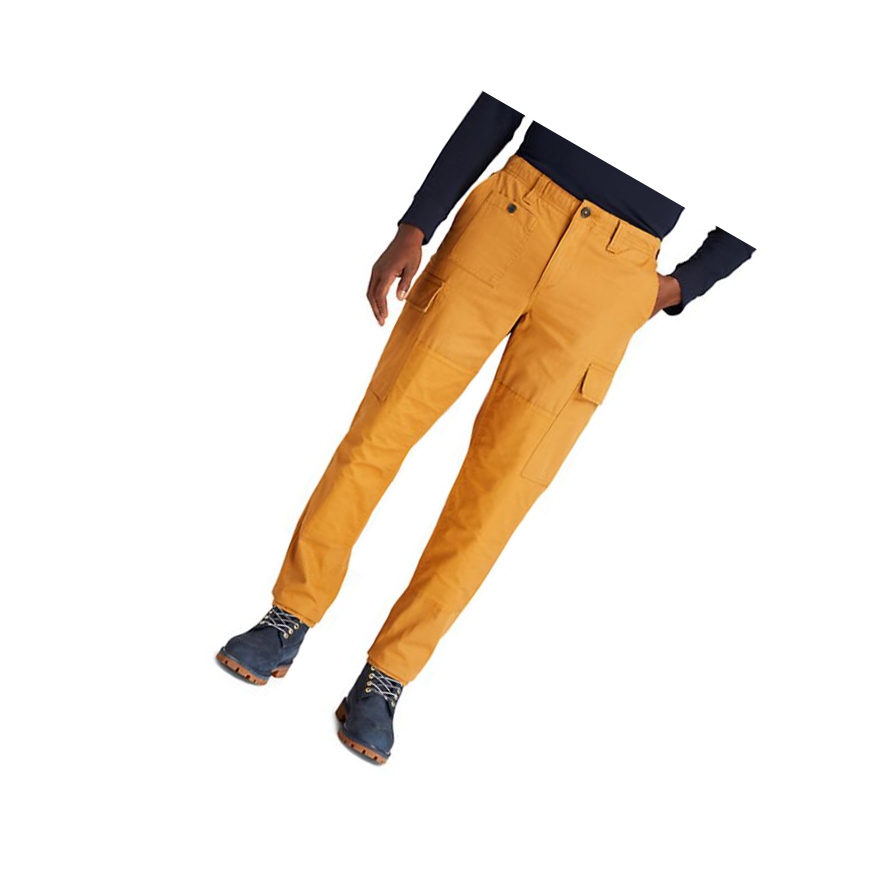 Pantalones Timberland Utility Cargo Hombre Amarillo | ES-VTOKP39