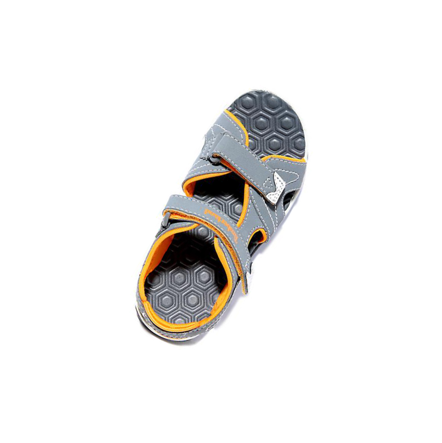 Sandalias Timberland Adventure Seeker 2-Correa Niños Gris Naranjas | ES-IQAJZ64