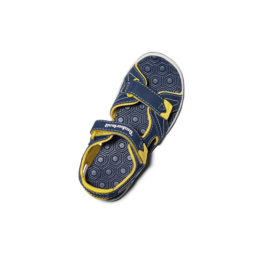 Sandalias Timberland Adventure Seeker 2-Correa Niños Azul Marino Amarillo | ES-NMQUH34