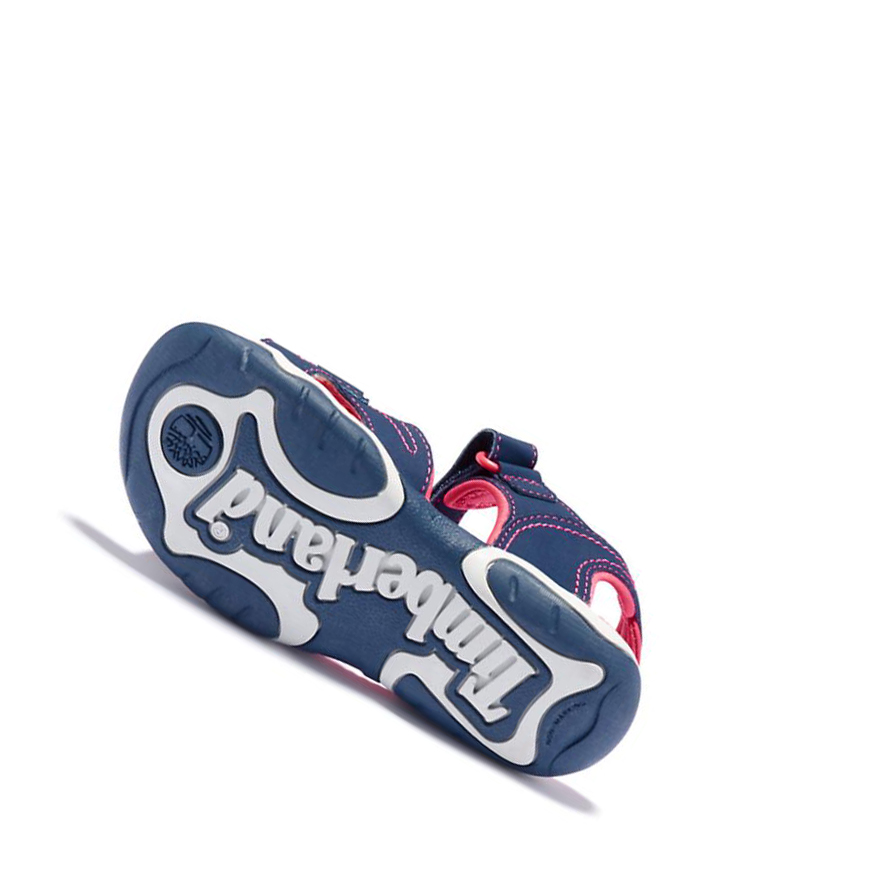 Sandalias Timberland Adventure Seeker Niños Azul Marino Rosas | ES-BONWH47