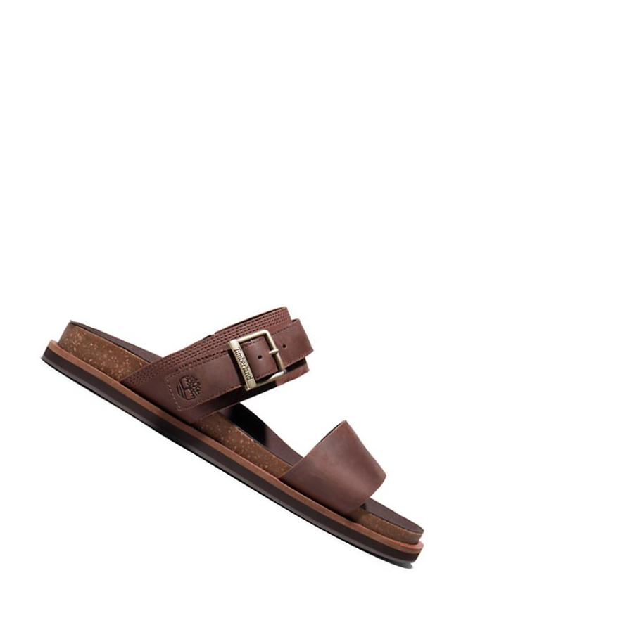 Sandalias Timberland Amalfi Vibes 2 Band-strap Hombre Marrones Oscuro | ES-NUHKQ39