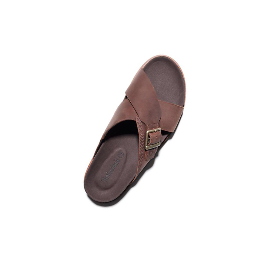 Sandalias Timberland Amalfi Vibes Cross Chanclas Hombre Marrones | ES-AYBFW14