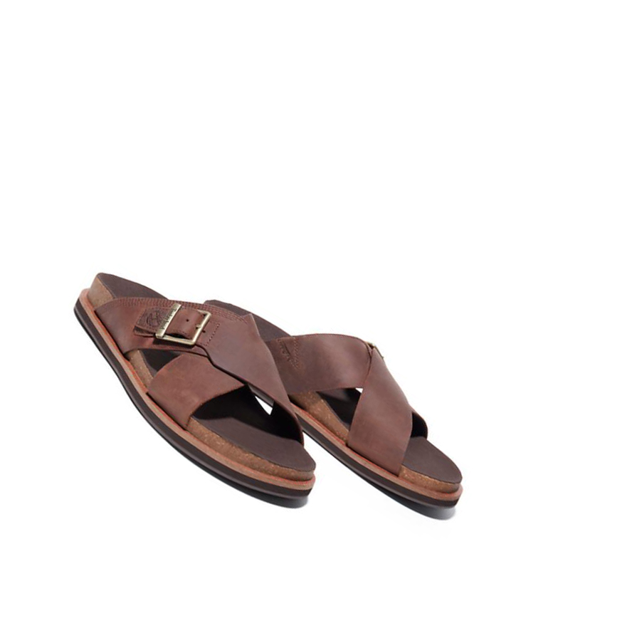 Sandalias Timberland Amalfi Vibes Cross Chanclas Hombre Marrones | ES-AYBFW14