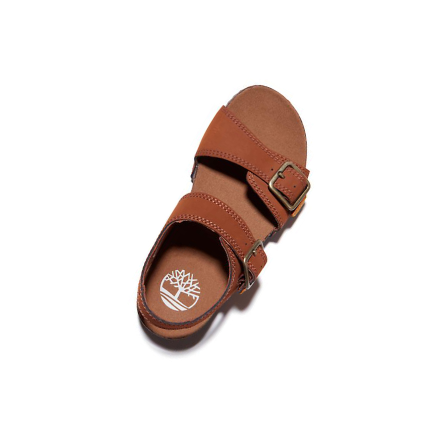 Sandalias Timberland Castle Island Backstrap Niños Marrones | ES-IMAQX64