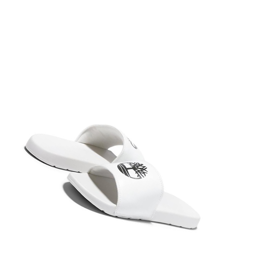 Sandalias Timberland Playa Sands Chanclas Hombre Blancas | ES-NQHYZ96