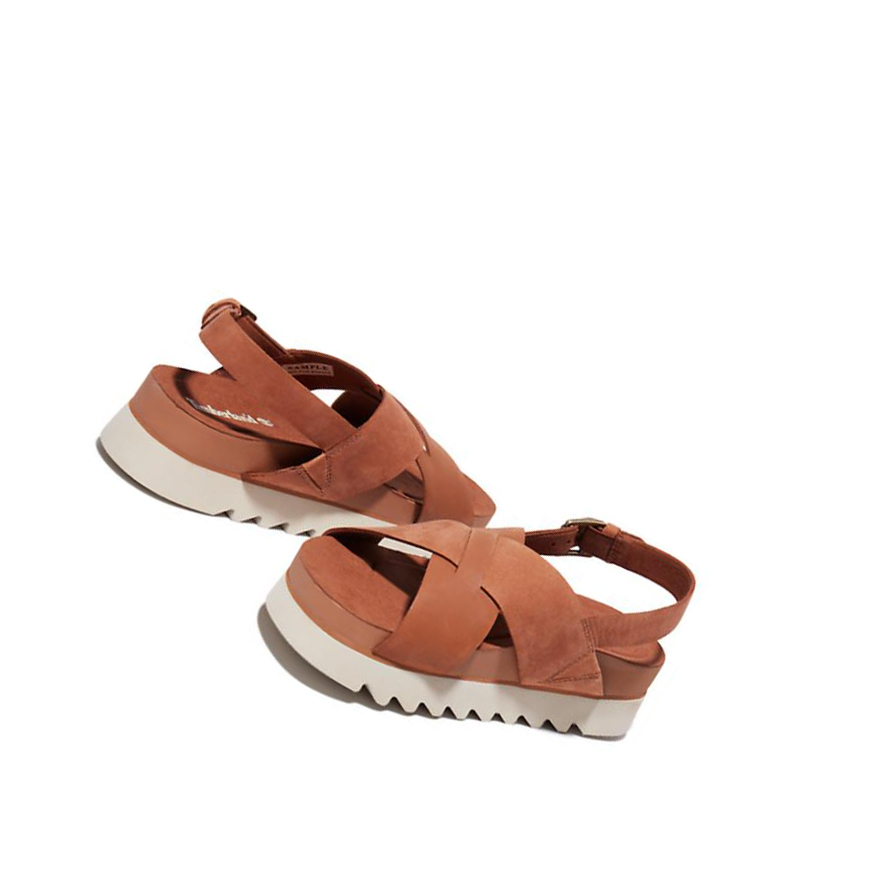 Sandalias Timberland Santa Monica Sunrise Mujer Marrones Claro | ES-TLKPN82