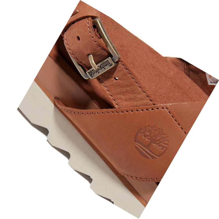 Sandalias Timberland Santa Monica Sunrise Mujer Marrones Claro | ES-TLKPN82