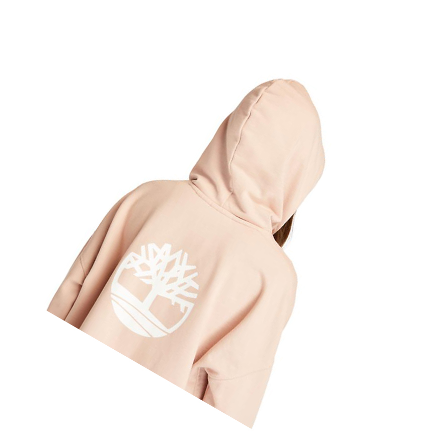 Sudadera Con Capucha Timberland Back Graphic Mujer Rosas Claro | ES-JGWST21