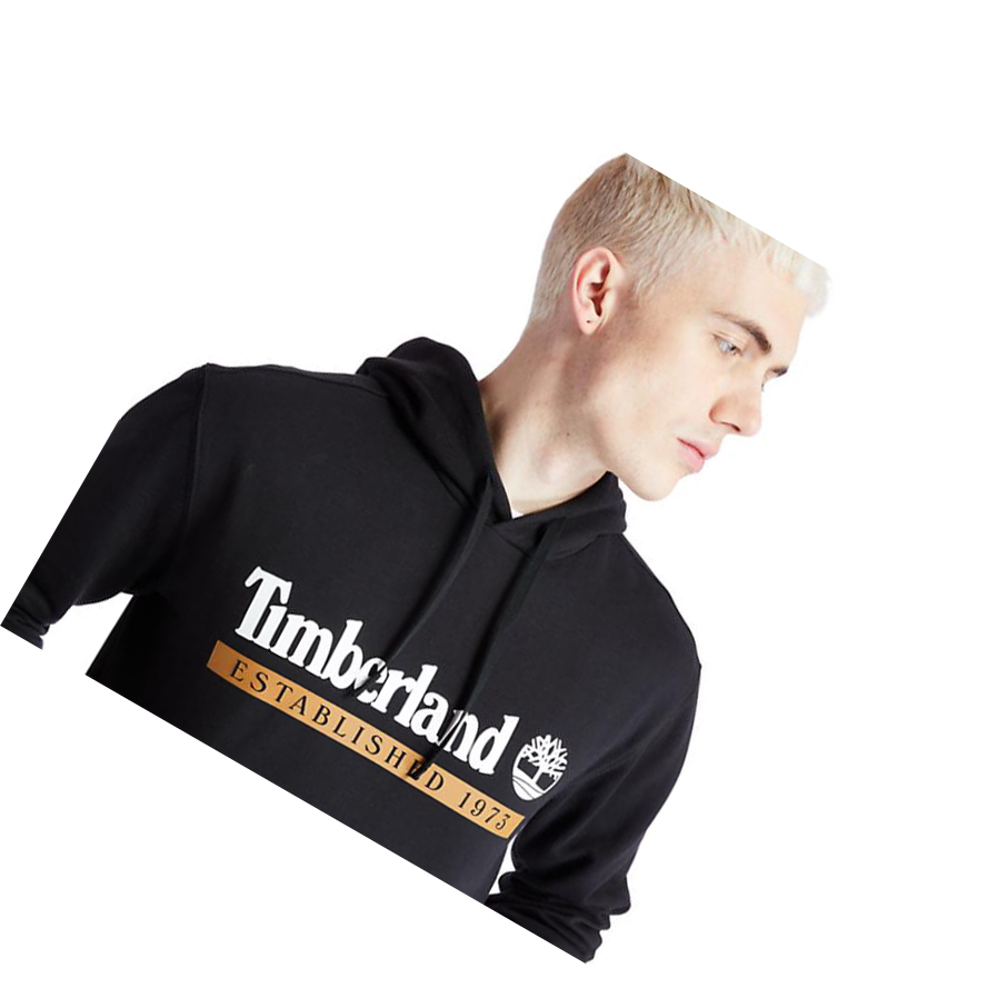 Sudadera Con Capucha Timberland Established 1973 Hombre Negras | ES-KVDXB67