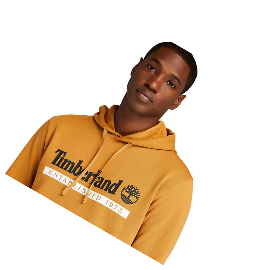 Sudadera Con Capucha Timberland Established 1973 Hombre Amarillo | ES-QBXEY07