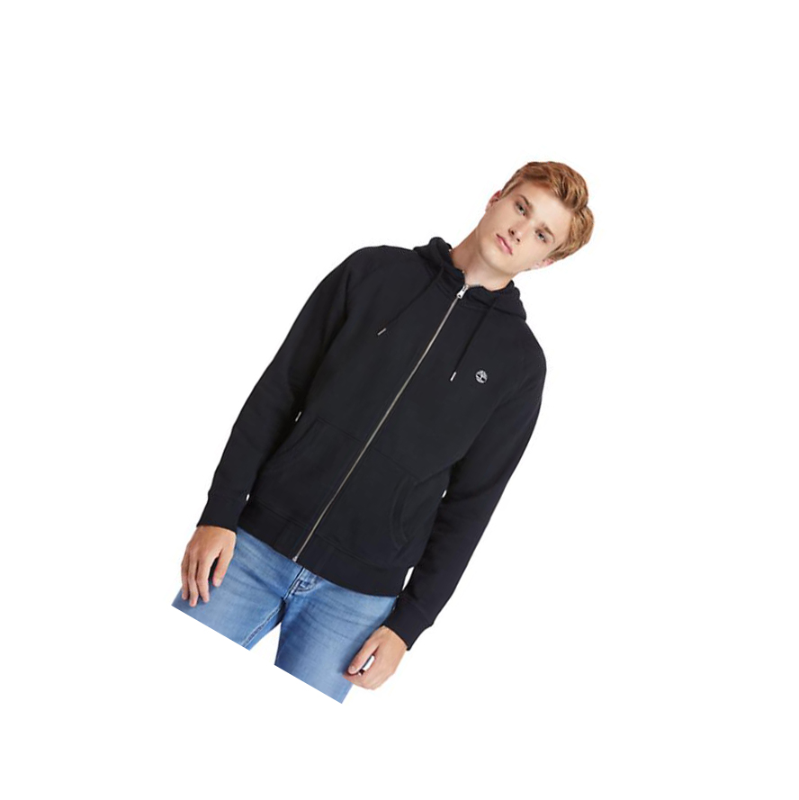 Sudadera Con Capucha Timberland Exeter River Zip Hombre Negras | ES-ADCMG46