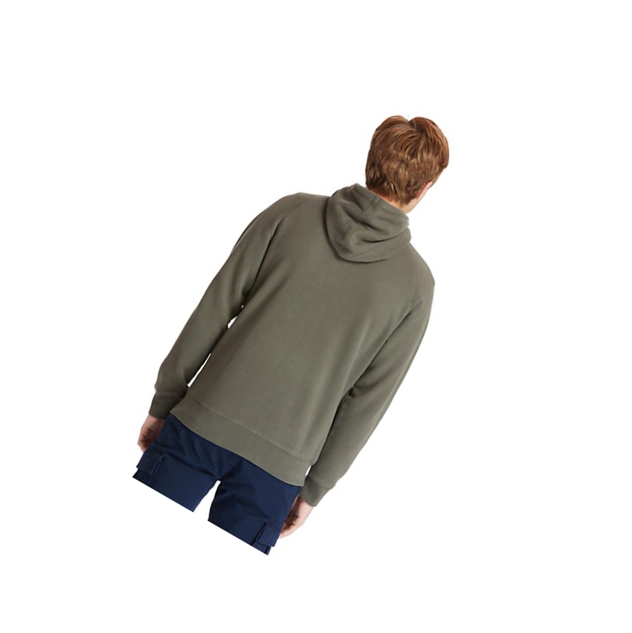 Sudadera Con Capucha Timberland Exeter River Zip Hombre Verde | ES-CDJXW45