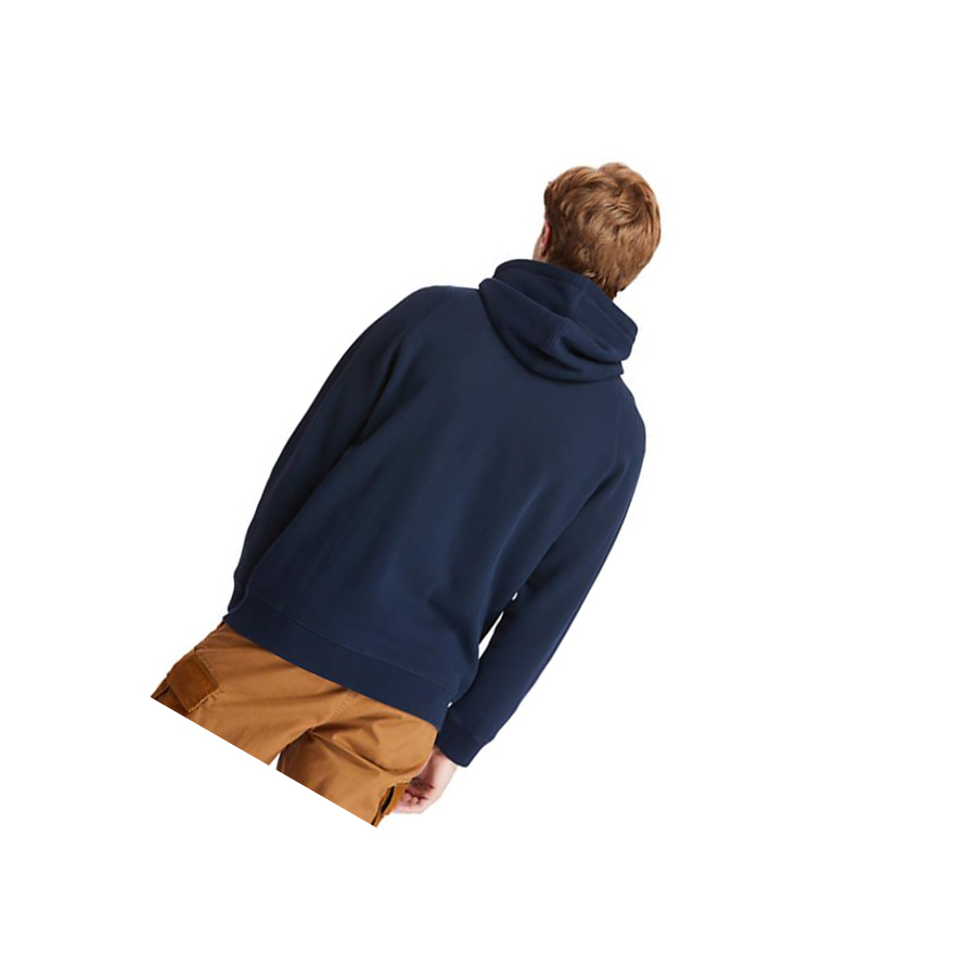 Sudadera Con Capucha Timberland Exeter River Zip Hombre Azul Marino | ES-MLZJD63