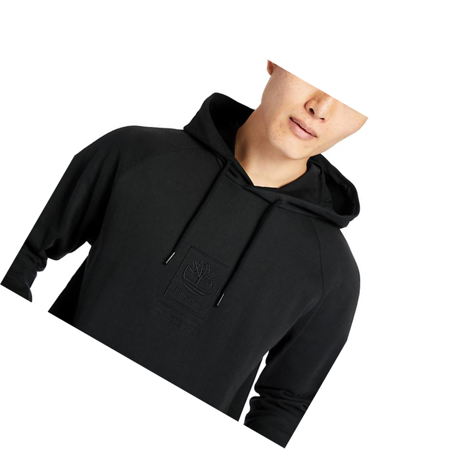 Sudadera Con Capucha Timberland Heavyweight Logo Hombre Negras | ES-AGEXC53