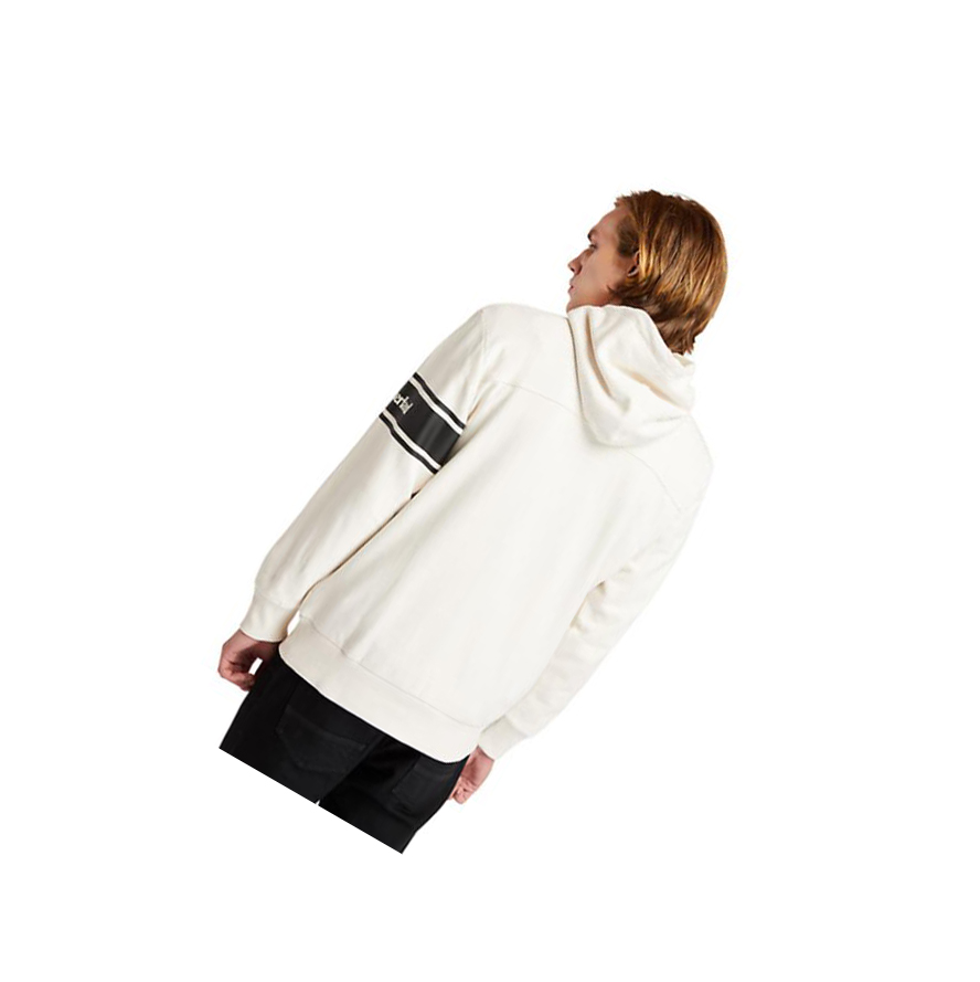 Sudadera Con Capucha Timberland Moto Guzzi x Timberland® Half-zip Hombre Blancas | ES-FHSCD35