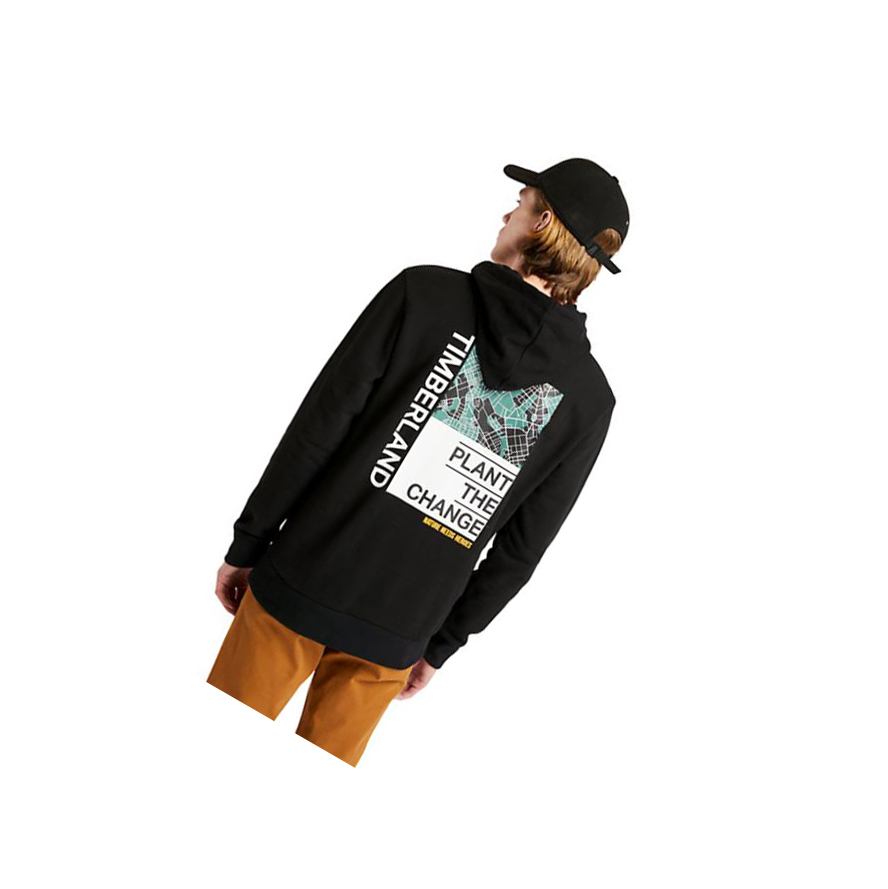 Sudadera Con Capucha Timberland Nature Needs Heroes™ Graphic Hombre Negras | ES-TVZWY85