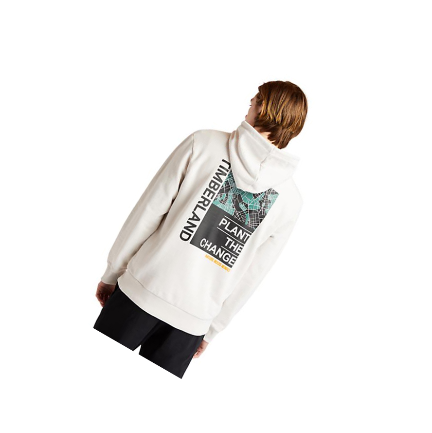 Sudadera Con Capucha Timberland Nature Needs Heroes™ Graphic Hombre Blancas | ES-XUBCP80