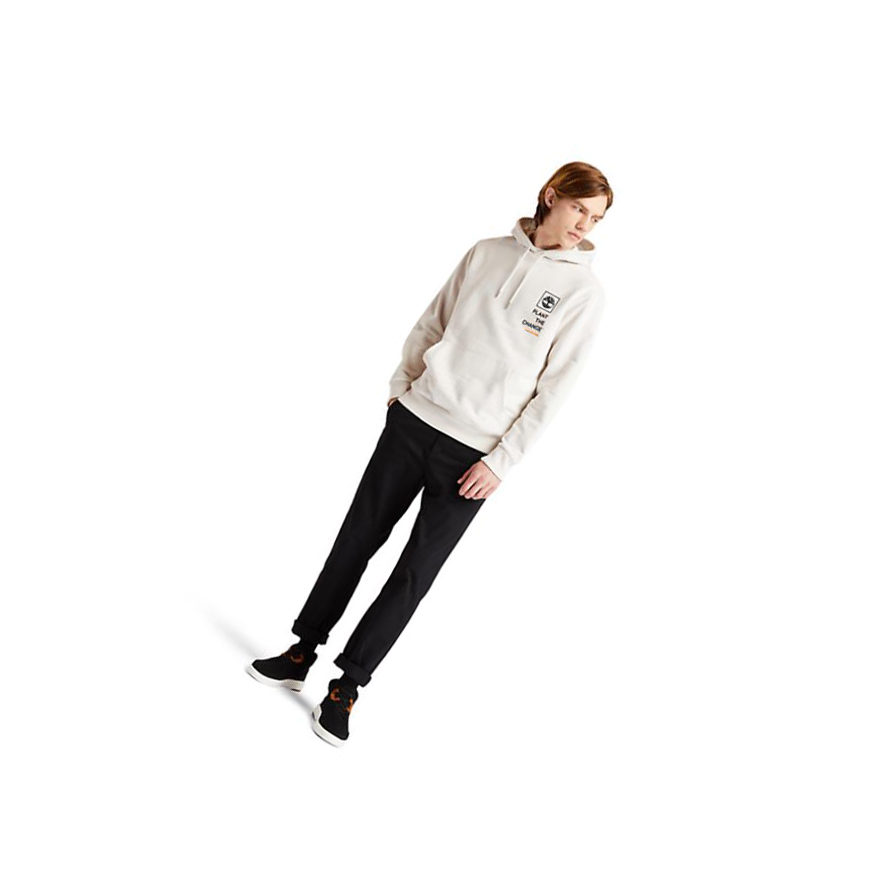 Sudadera Con Capucha Timberland Nature Needs Heroes™ Graphic Hombre Blancas | ES-XUBCP80