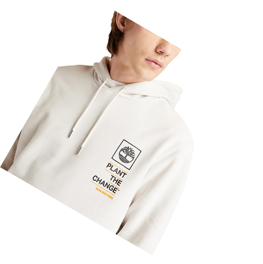 Sudadera Con Capucha Timberland Nature Needs Heroes™ Graphic Hombre Blancas | ES-XUBCP80