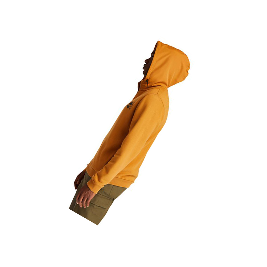 Sudadera Con Capucha Timberland Re-Comodidad EK+ Zip Hombre Amarillo | ES-BFENQ91