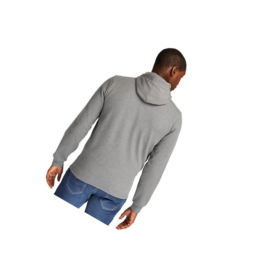 Sudadera Con Capucha Timberland Sweat Híbrido Hombre Gris Oscuro | ES-AYRPZ60