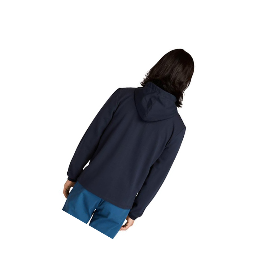 Sudadera Con Capucha Timberland Sweat Híbrido Hombre Azul Marino | ES-NSEIZ92