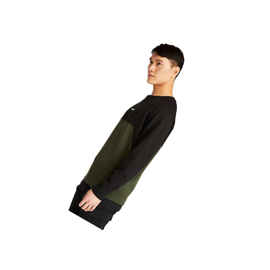 Sudaderas Timberland Cut-and-sew Hombre Verde Oscuro | ES-UPORE87