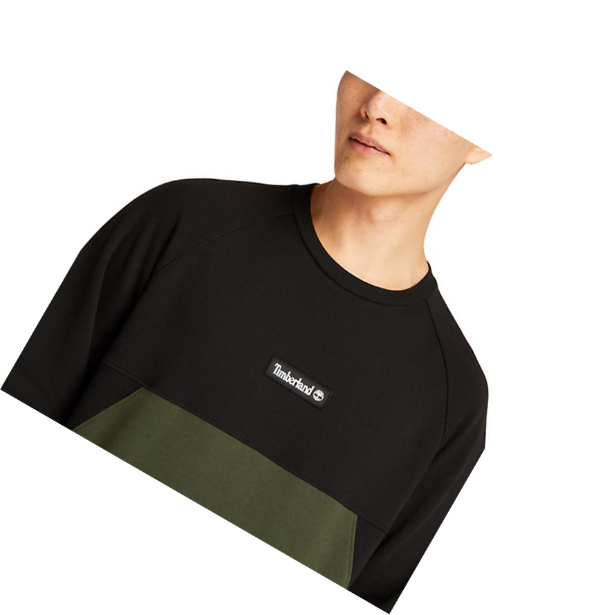 Sudaderas Timberland Cut-and-sew Hombre Verde Oscuro | ES-UPORE87