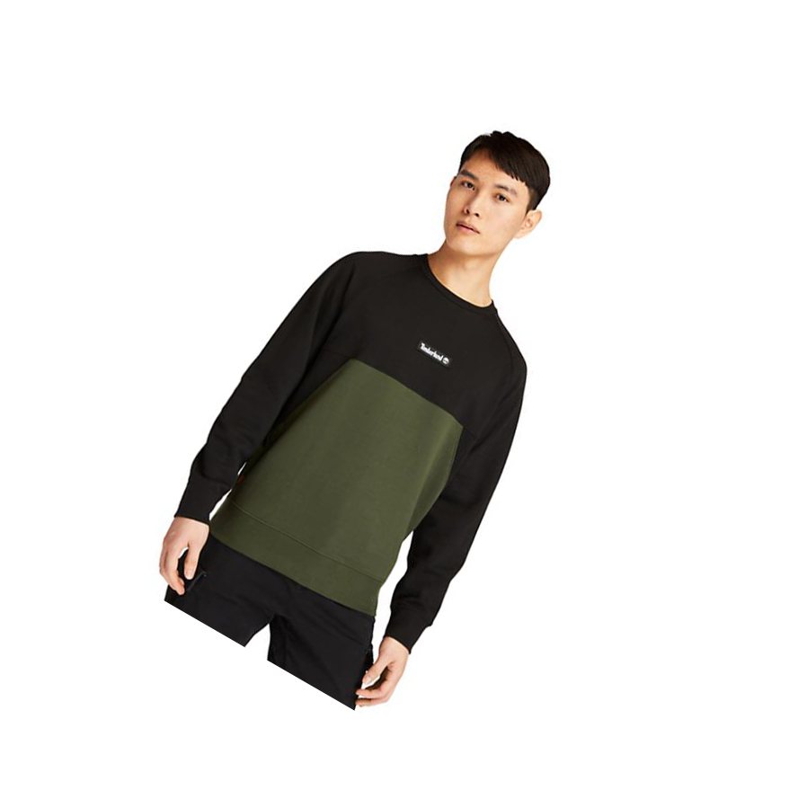 Sudaderas Timberland Cut-and-sew Hombre Verde Oscuro | ES-UPORE87