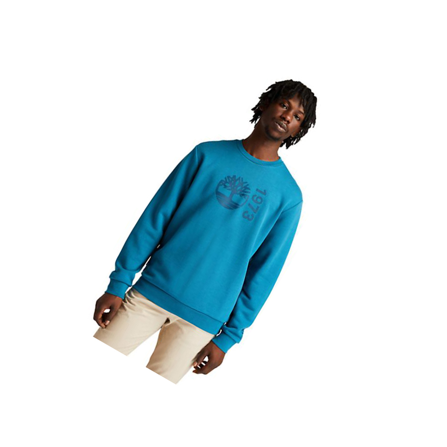 Sudaderas Timberland Re-Comodidad EK+ Hombre Teal | ES-MHEVO73