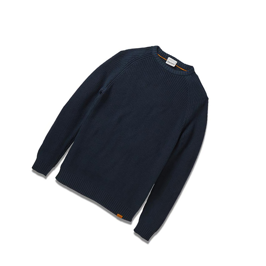 Suéteres Timberland Beards Brook Crew-Neck Hombre Azul Marino | ES-TPIGC58