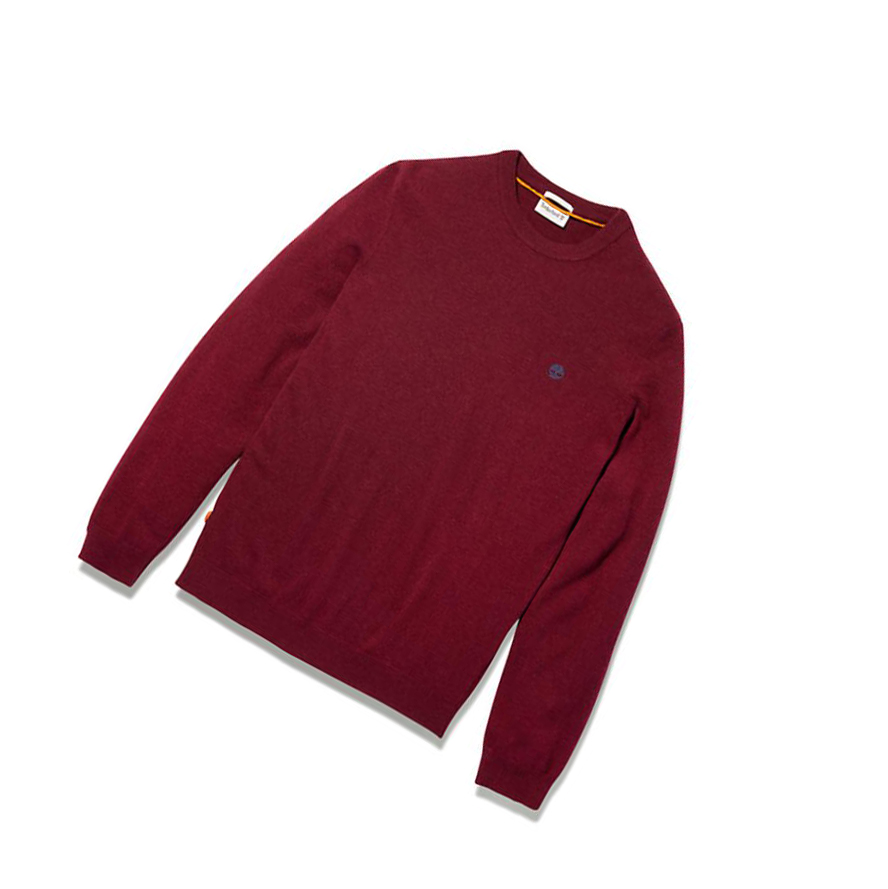 Suéteres Timberland Cohas Brook Crewneck Hombre Rojas | ES-AWLBJ82