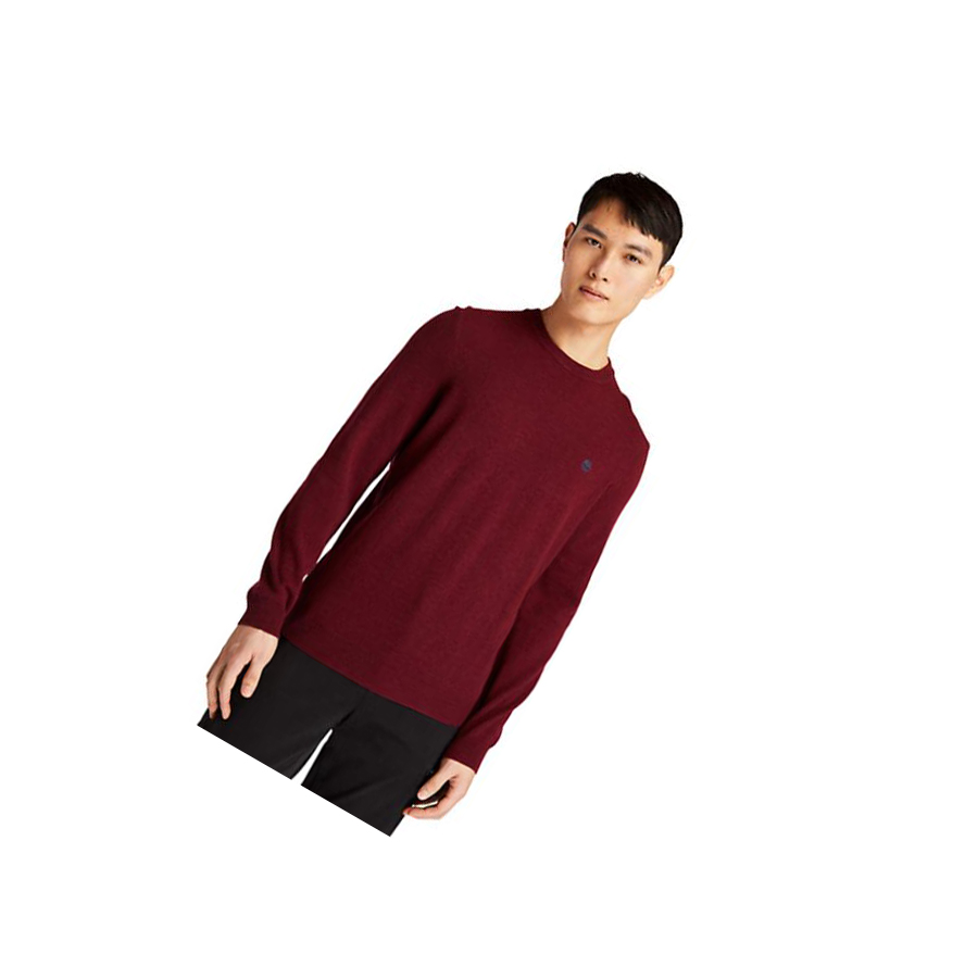 Suéteres Timberland Cohas Brook Crewneck Hombre Rojas | ES-AWLBJ82