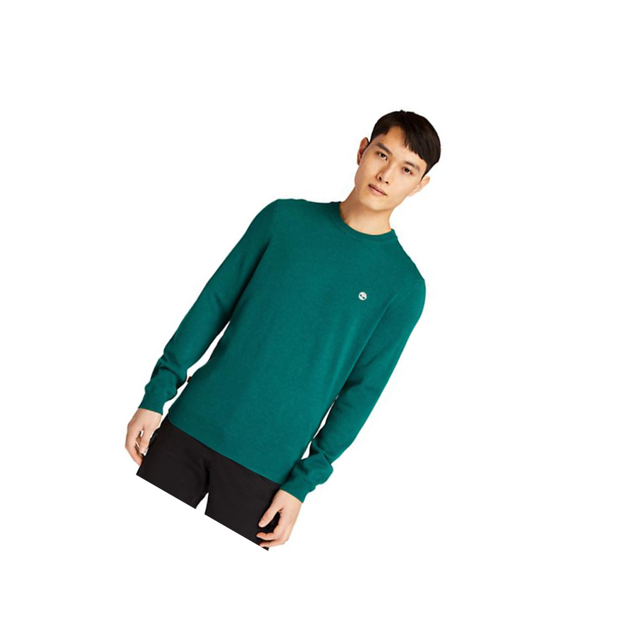 Suéteres Timberland Cohas Brook Crewneck Hombre Verde | ES-JGXKW50