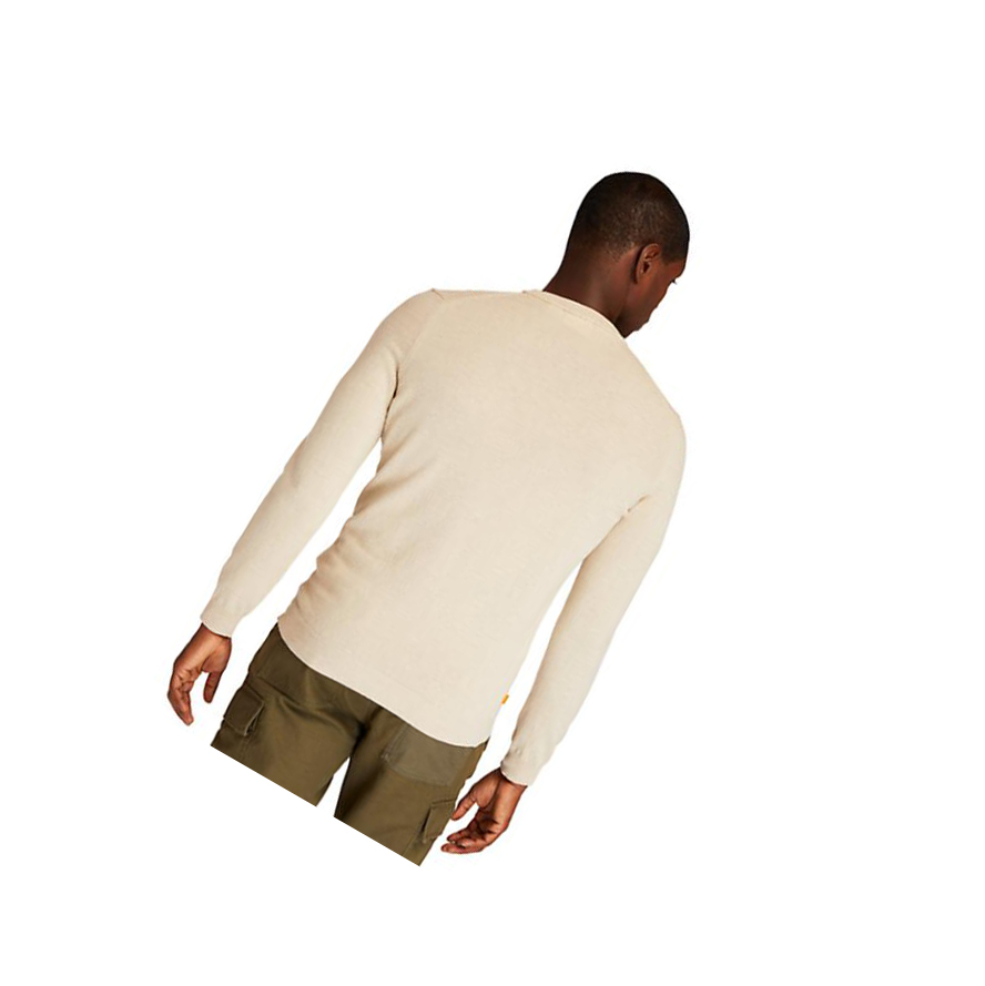 Suéteres Timberland Cohas Brook Crewneck Hombre Blancas | ES-QPKYF93