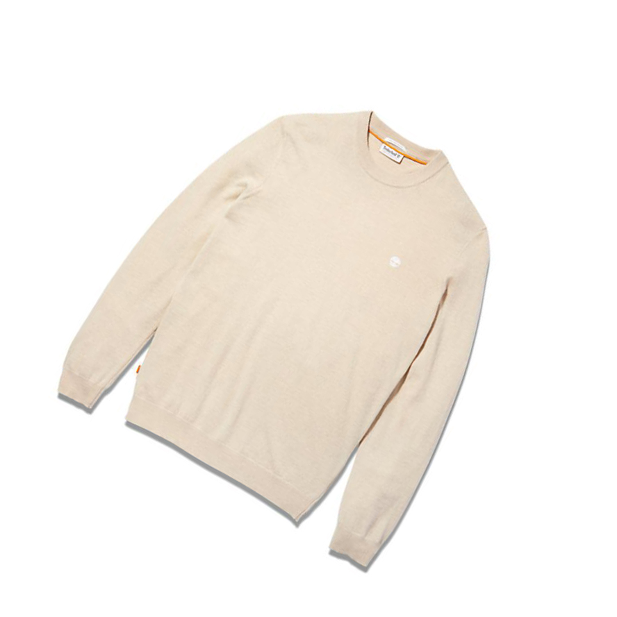 Suéteres Timberland Cohas Brook Crewneck Hombre Blancas | ES-QPKYF93