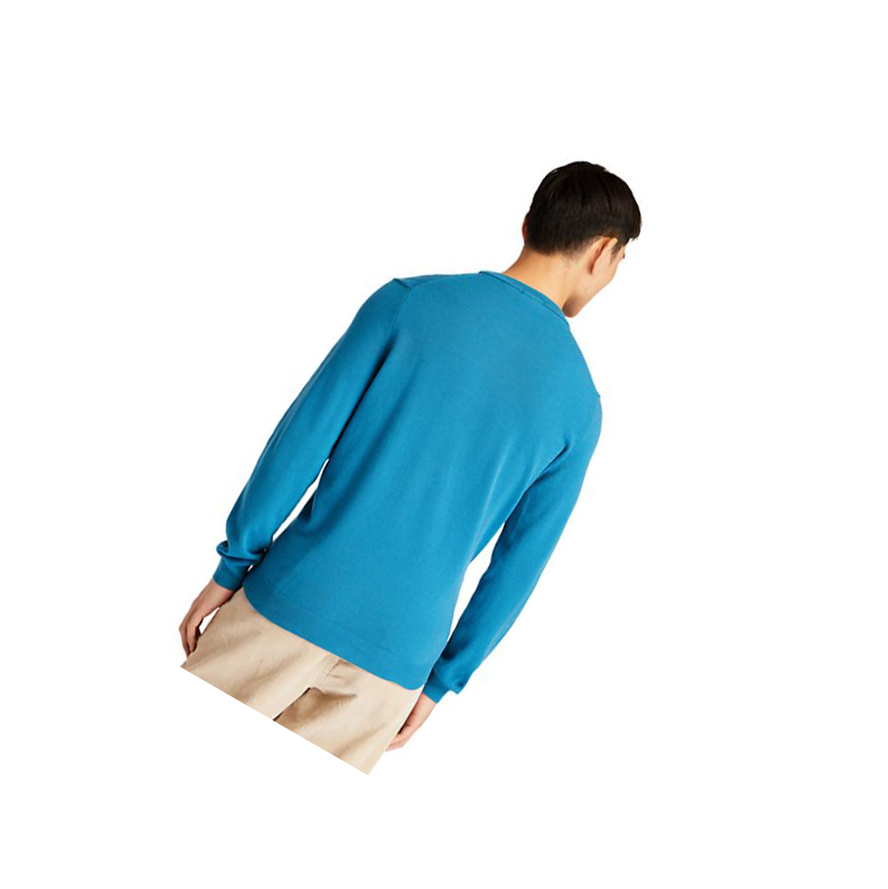 Suéteres Timberland Cohas Brook Crewneck Hombre Azules | ES-RVJKY59