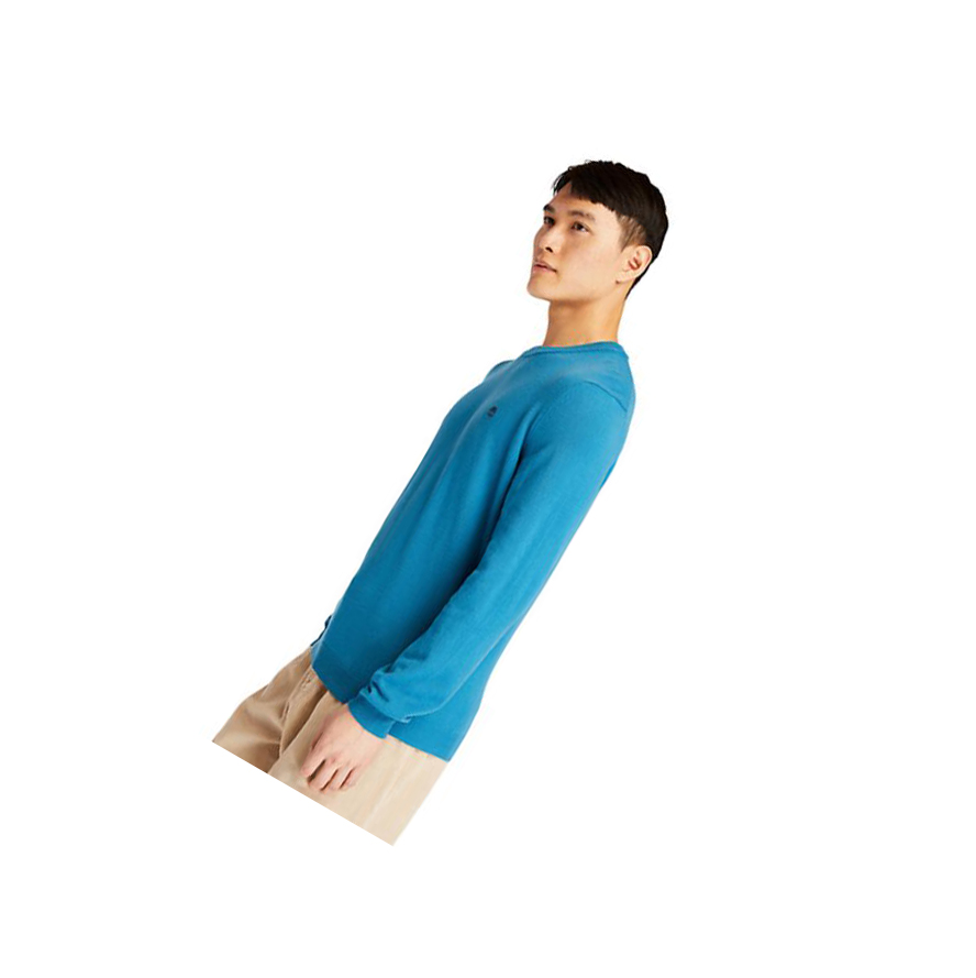 Suéteres Timberland Cohas Brook Crewneck Hombre Azules | ES-RVJKY59