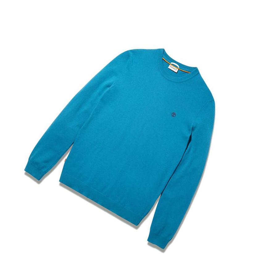 Suéteres Timberland Cohas Brook Crewneck Hombre Azules | ES-RVJKY59