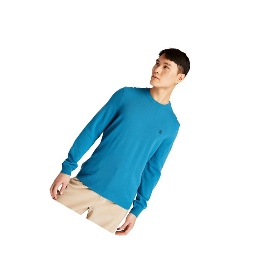 Suéteres Timberland Cohas Brook Crewneck Hombre Azules | ES-RVJKY59