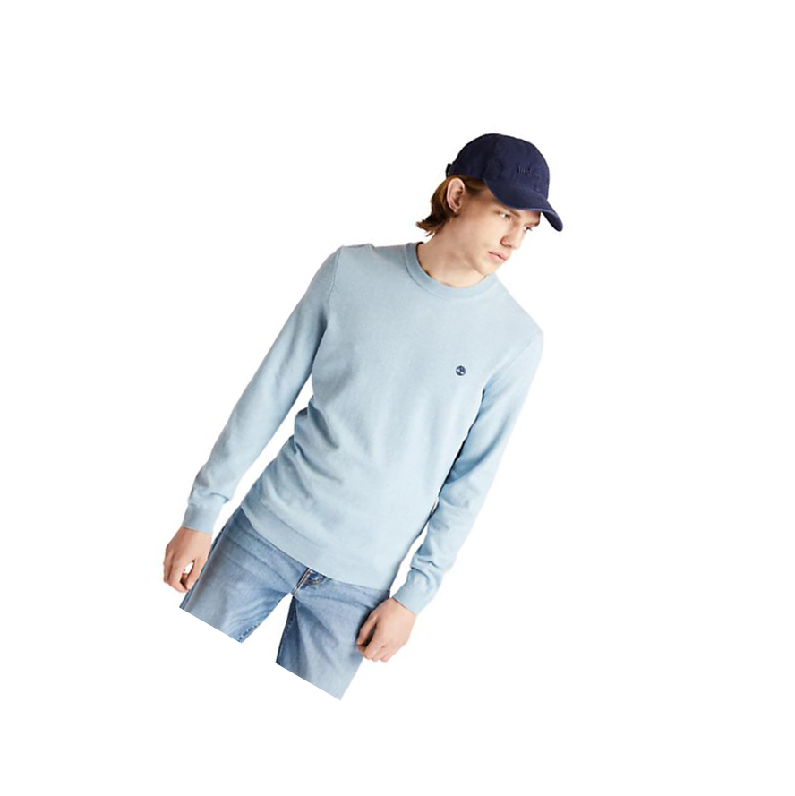 Suéteres Timberland Cohas Brook Crewneck Hombre Azules Claro | ES-SNTHP34