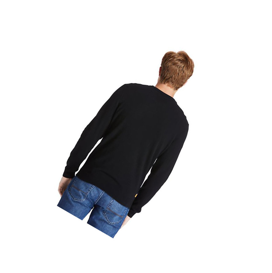 Suéteres Timberland Cohas Brook Crewneck Hombre Negras | ES-TDBEN56