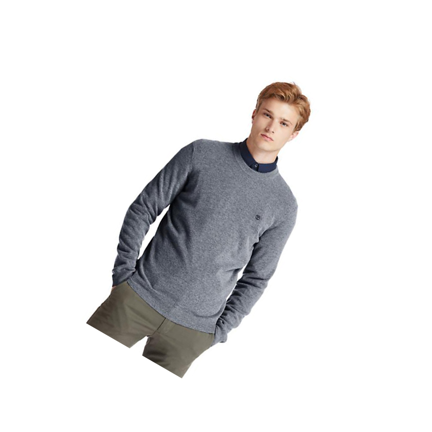 Suéteres Timberland Cohas Brook Crewneck Hombre Gris Oscuro | ES-YLEQR94