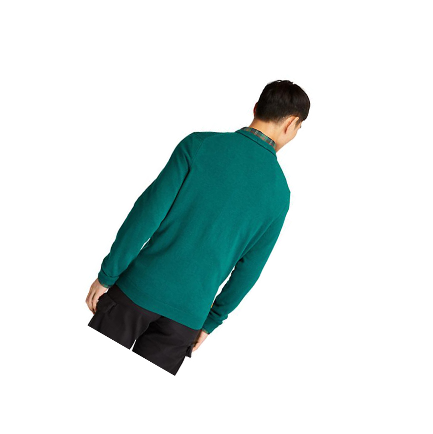 Suéteres Timberland Cohas Brook V-Neck Hombre Verde | ES-ETAJI72