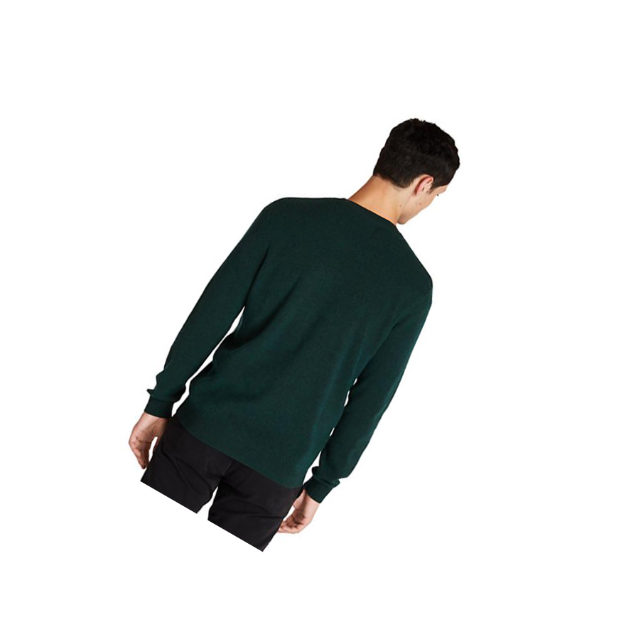 Suéteres Timberland Crewneck Pocket Jumper Hombre Verde | ES-JYFTV90