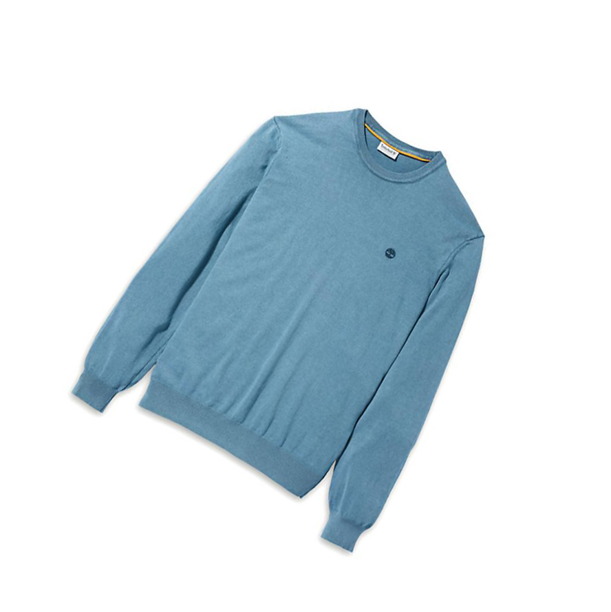 Suéteres Timberland Garment-Dyed Hombre Azul Marino | ES-HJEUD97